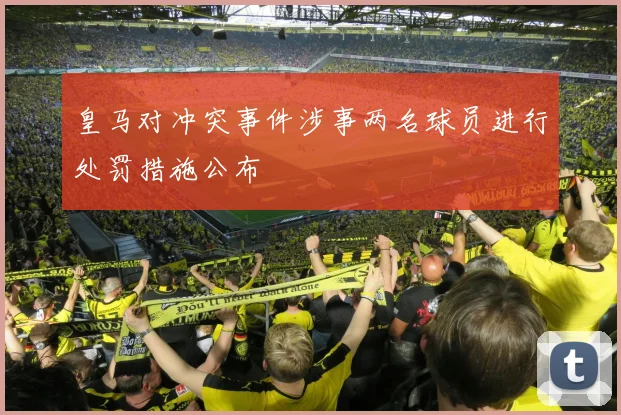 皇马对冲突事件涉事两名球员进行处罚措施公布
